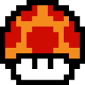 Retro Mushroom - Super 2 Icon 96x96 png